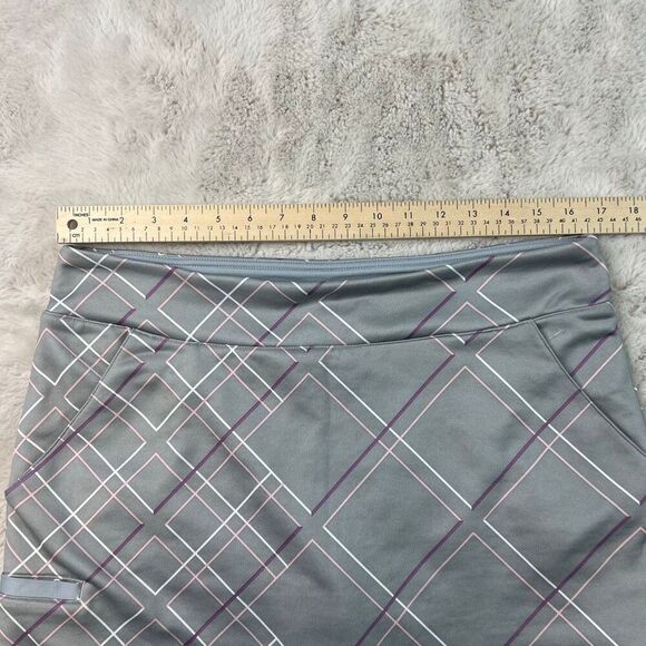 Adidas ClimaCool Skort Skirt Womens Medium Gray ALine Pull On Tennis Golf Active - Picture 5 of 9